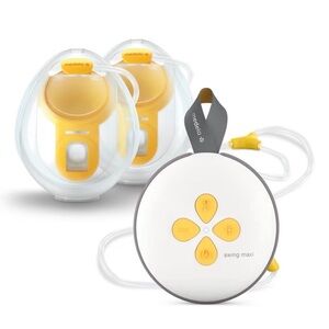 Medela Swing Maxi Hands-Free Pump with Yellow and White Accents